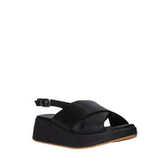 Sandali zeppa Nero Sshady