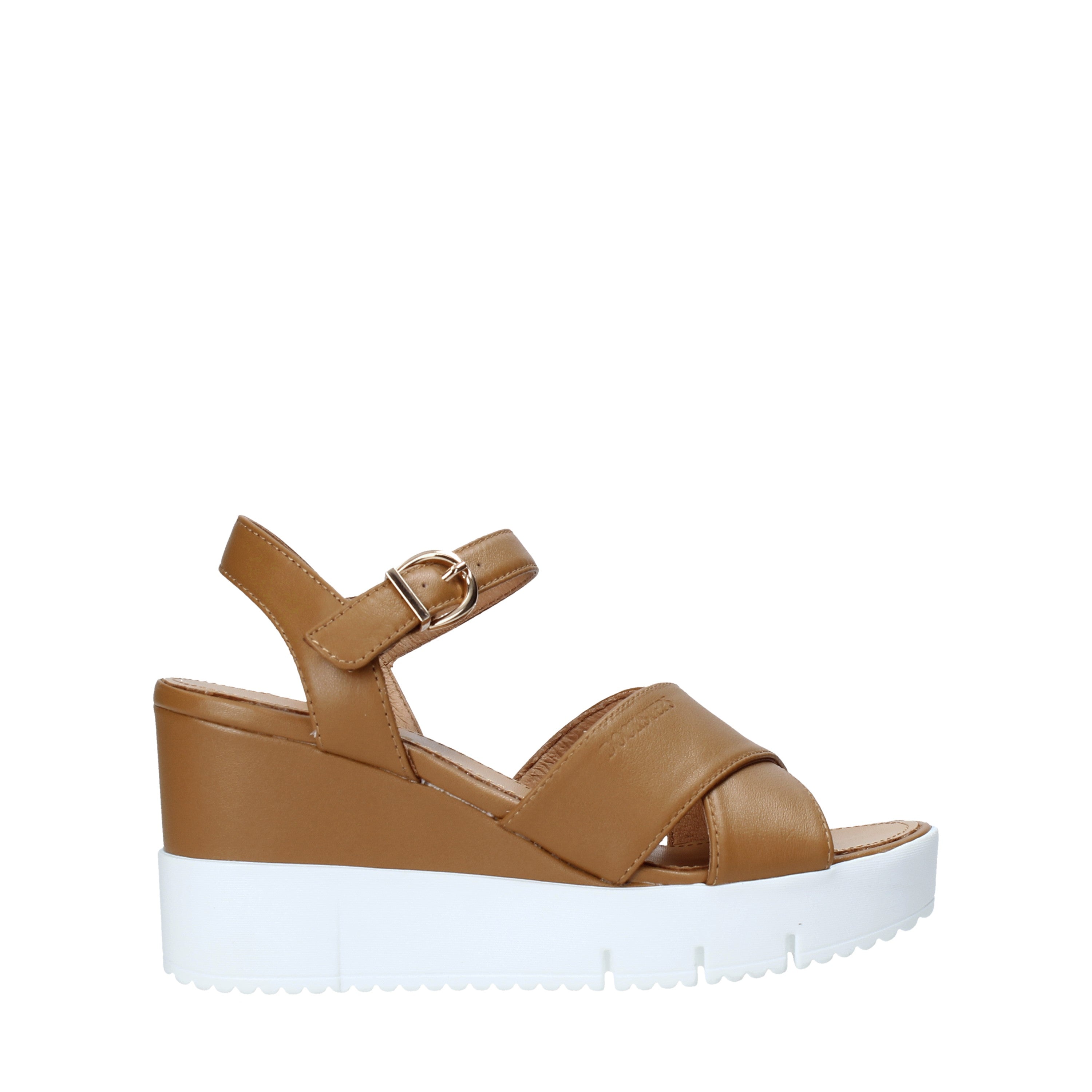 Sandali zeppa Marrone Docksteps