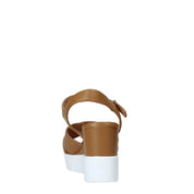 Sandali zeppa Marrone Docksteps