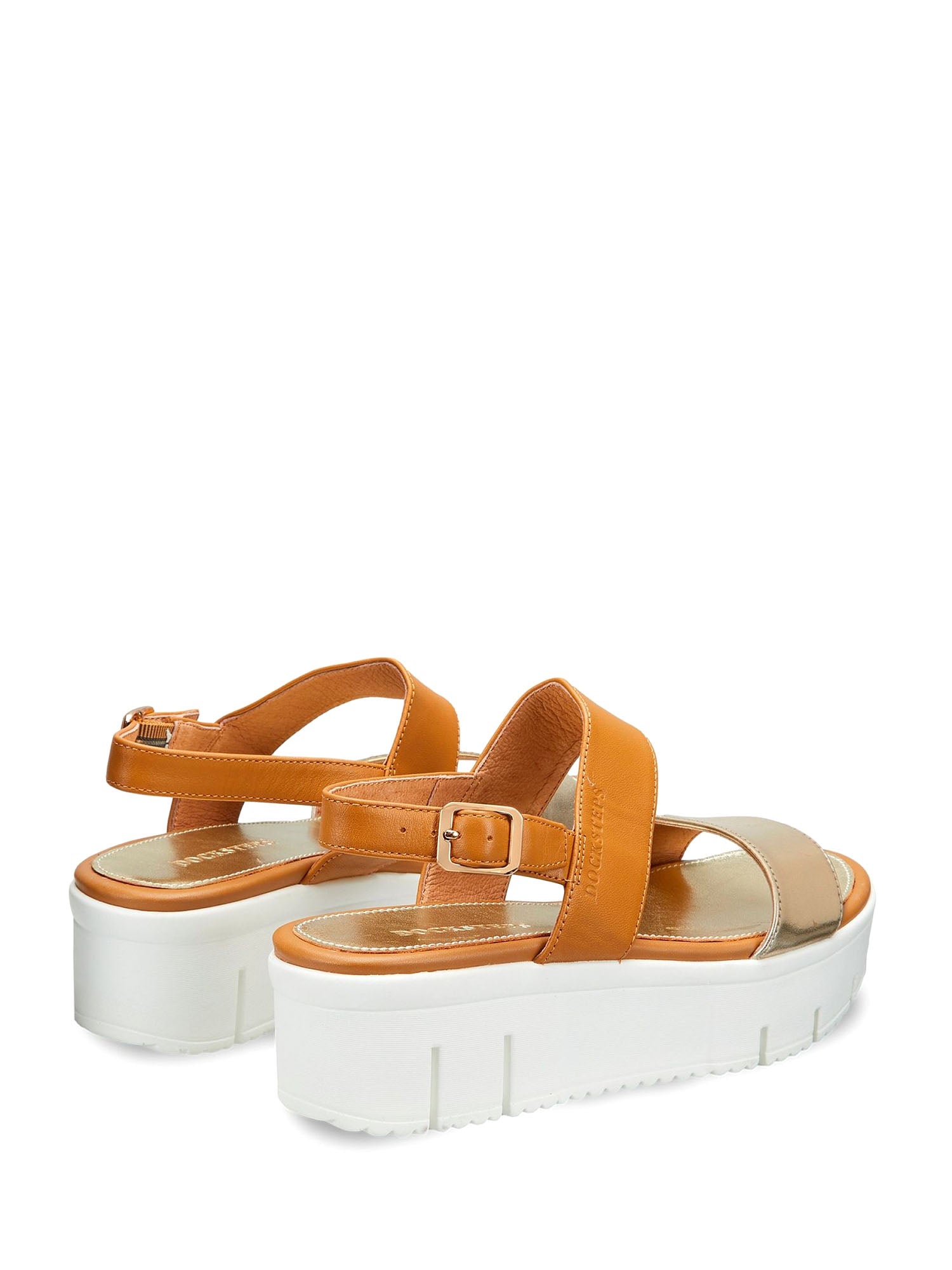 Sandali zeppa Marrone Docksteps