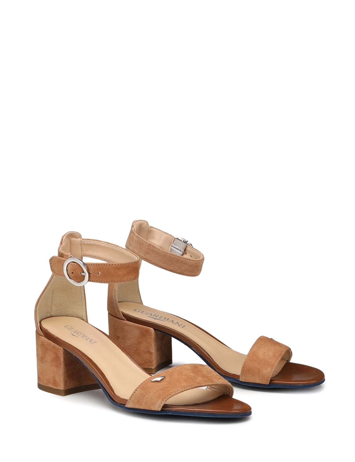 Sandali tacco Beige Alberto Guardiani