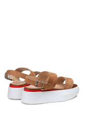 Sandali zeppa Beige Alberto Guardiani
