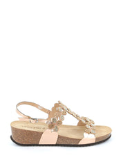 Sandali zeppa Rosa Grunland