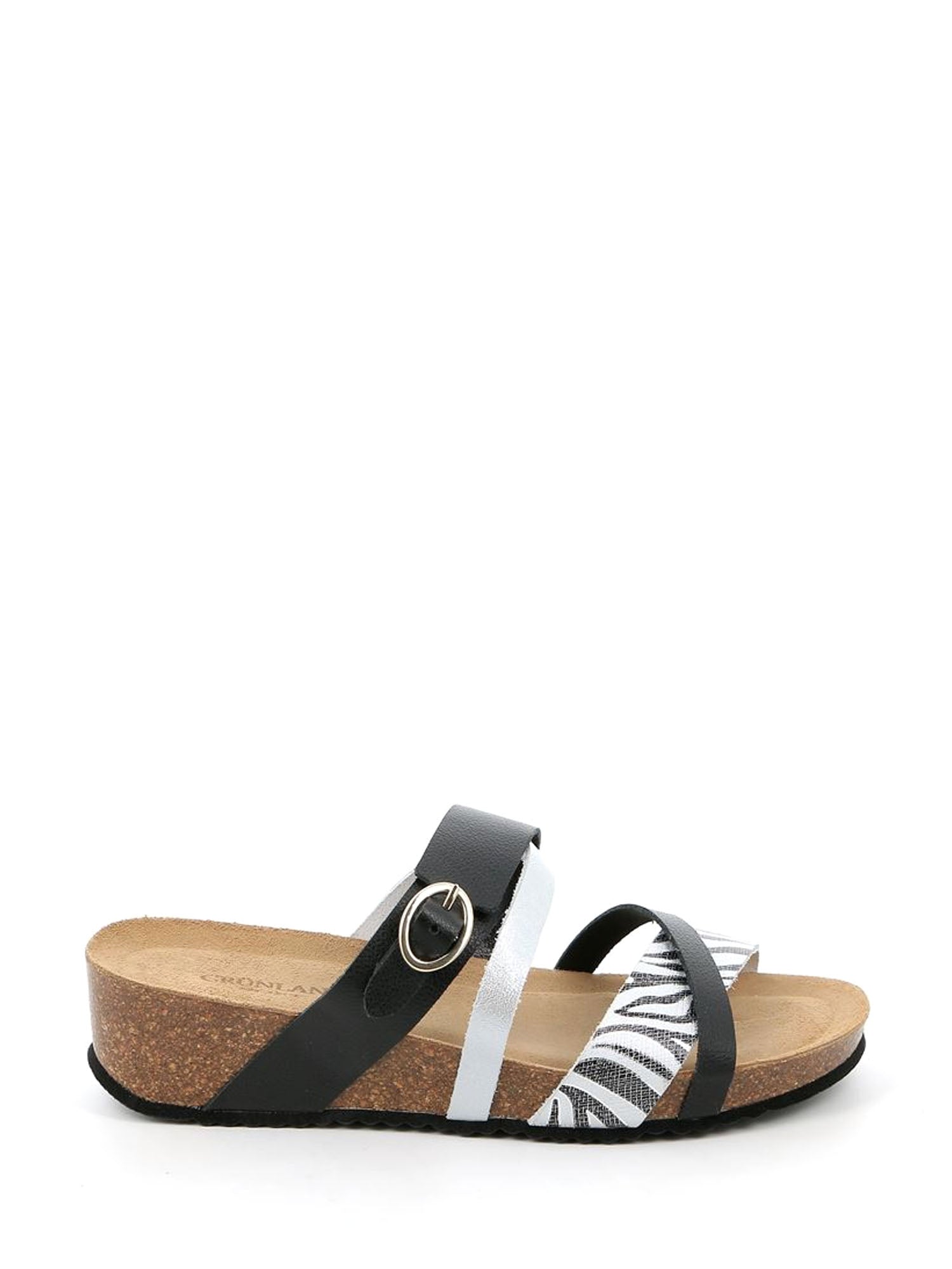 Sandali zeppa Bianco Grunland