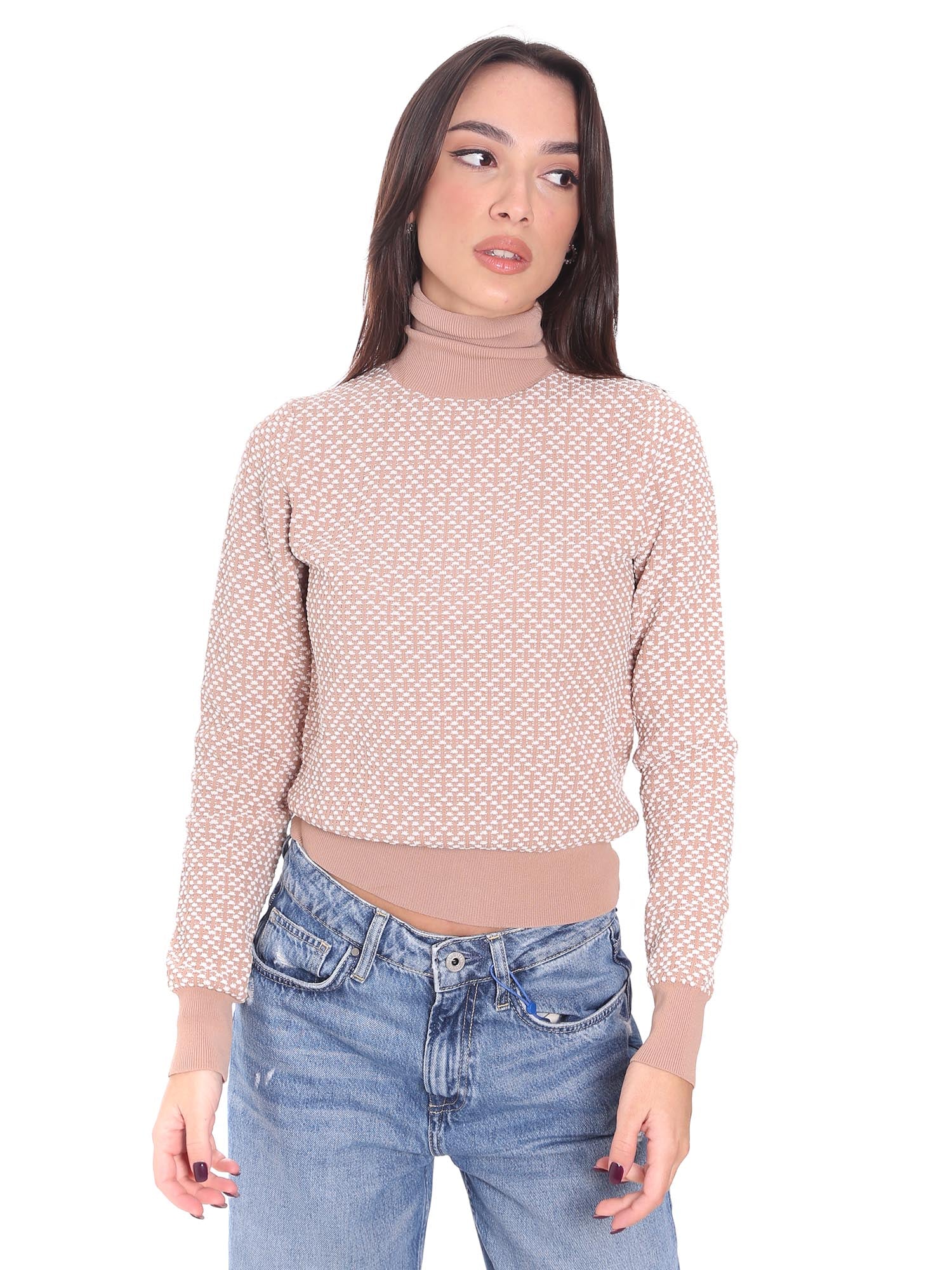 Maglie a collo alto Beige Guess Marciano