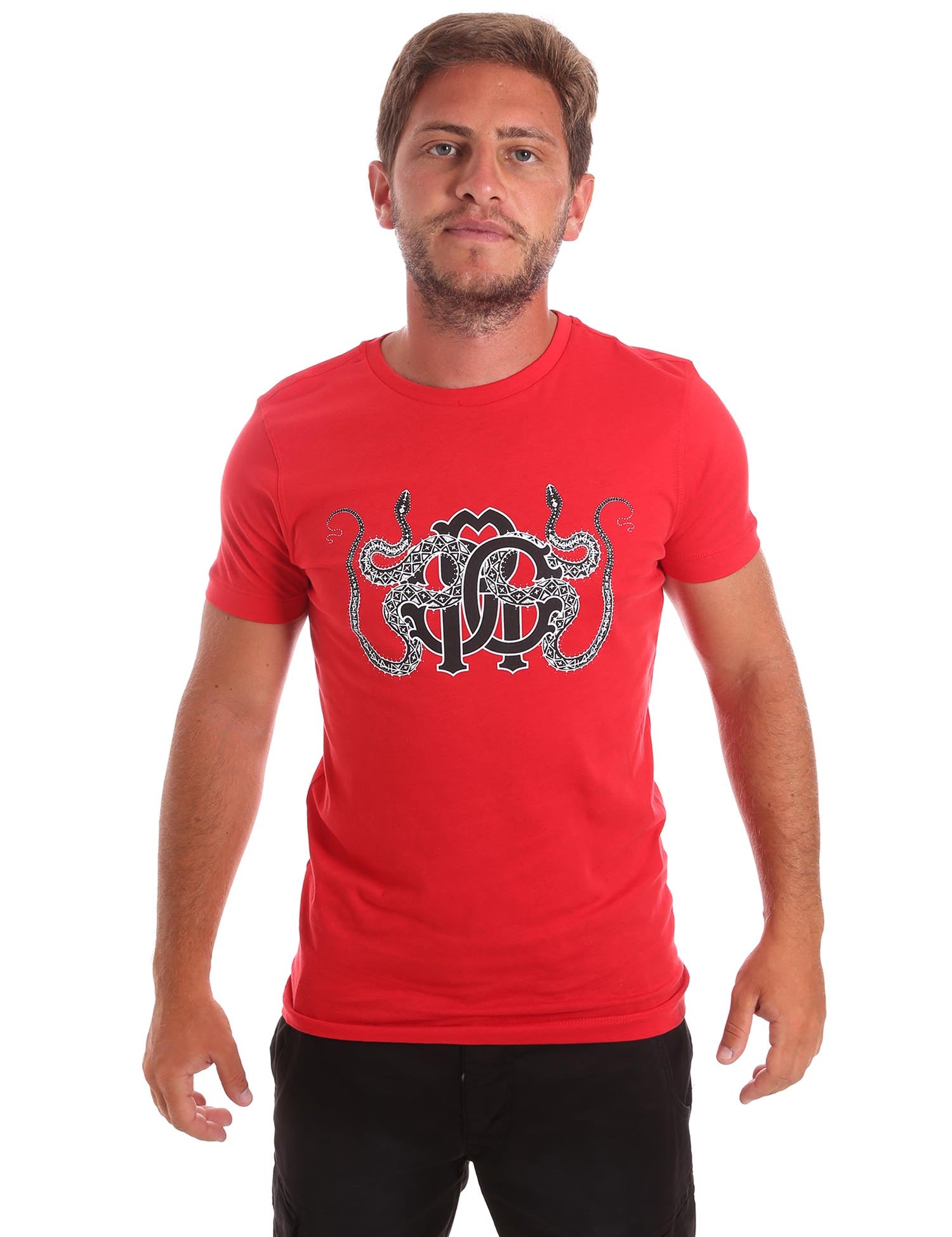 T-shirt Rosso Roberto Cavalli