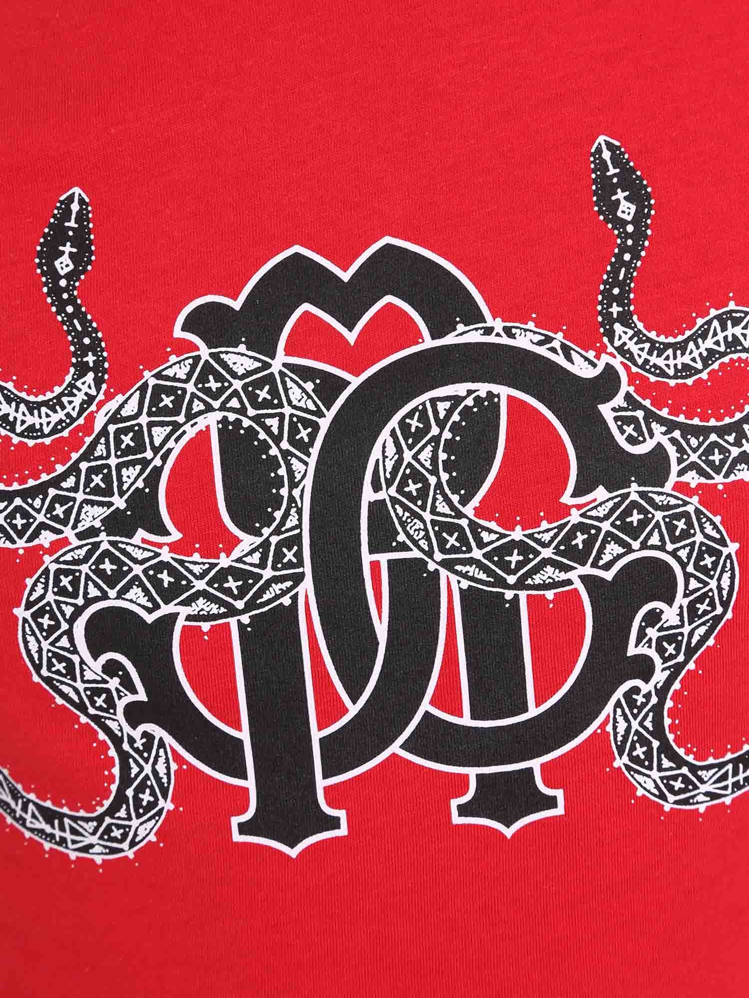 T-shirt Rosso Roberto Cavalli