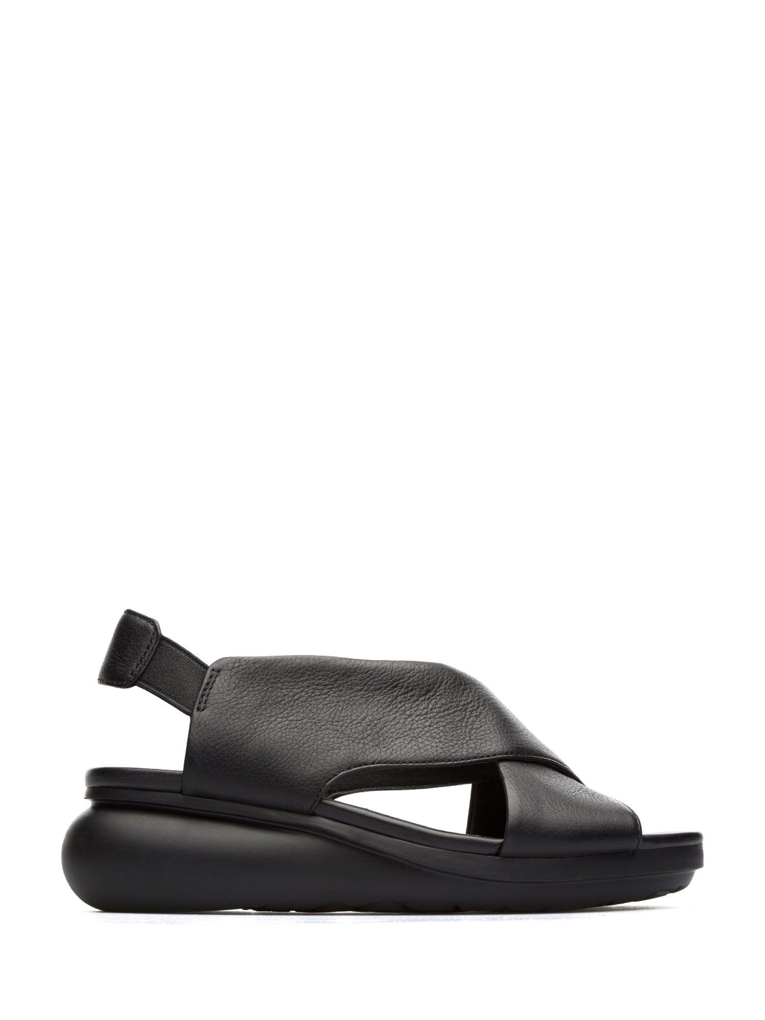 Sandali zeppa Nero Camper