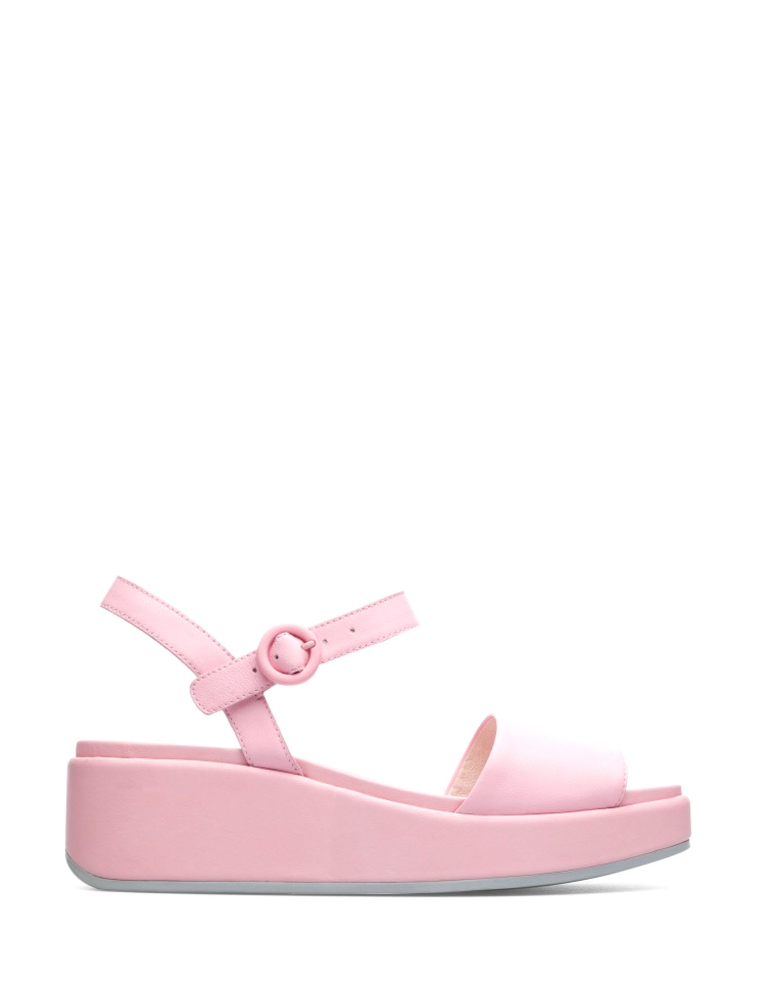 Sandali zeppa Rosa Camper