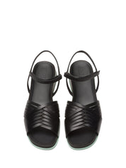 Sandali zeppa Nero Camper