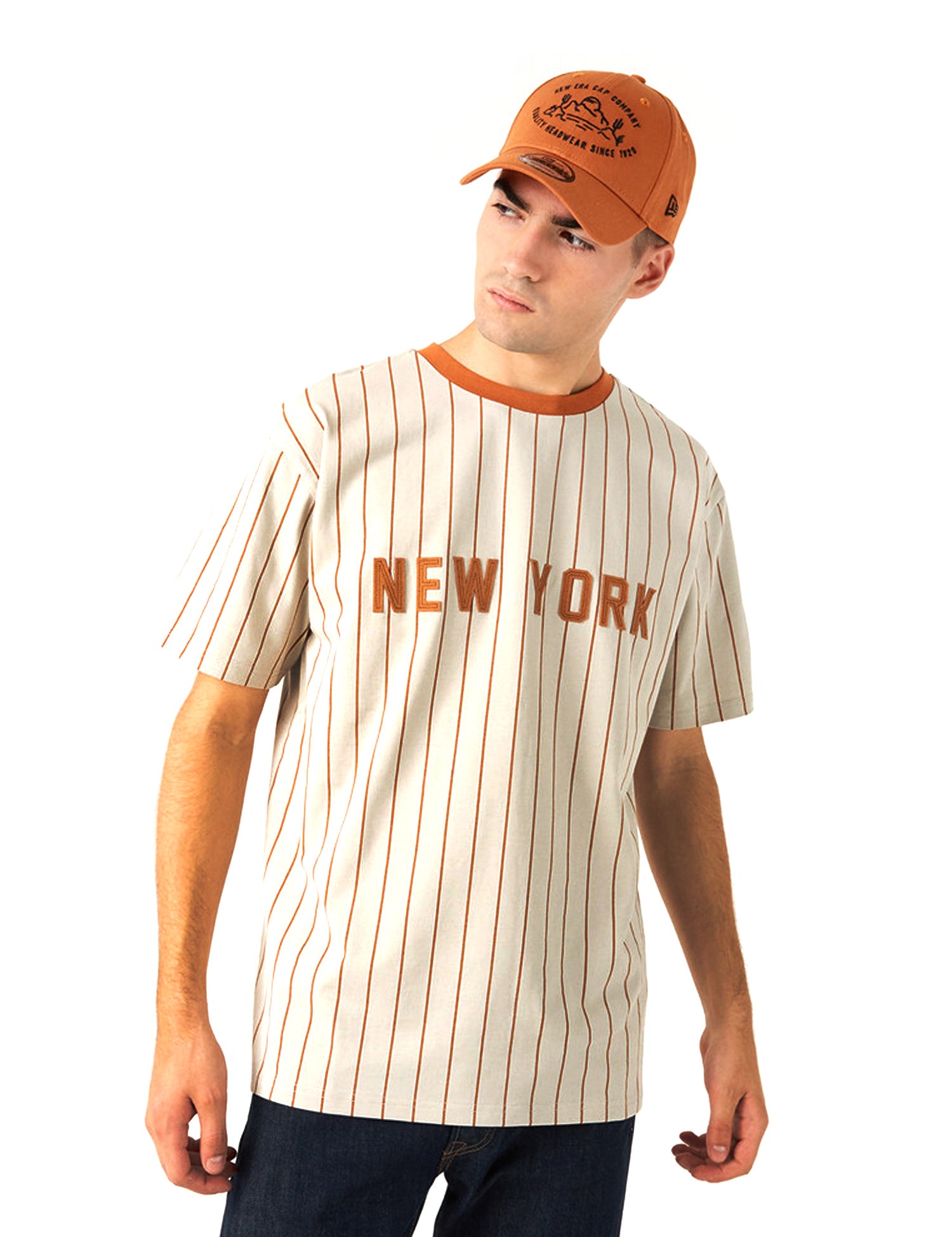 T-shirt Beige New Era