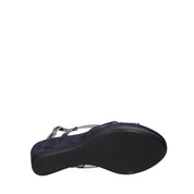 Sandali zeppa Blu Susimoda