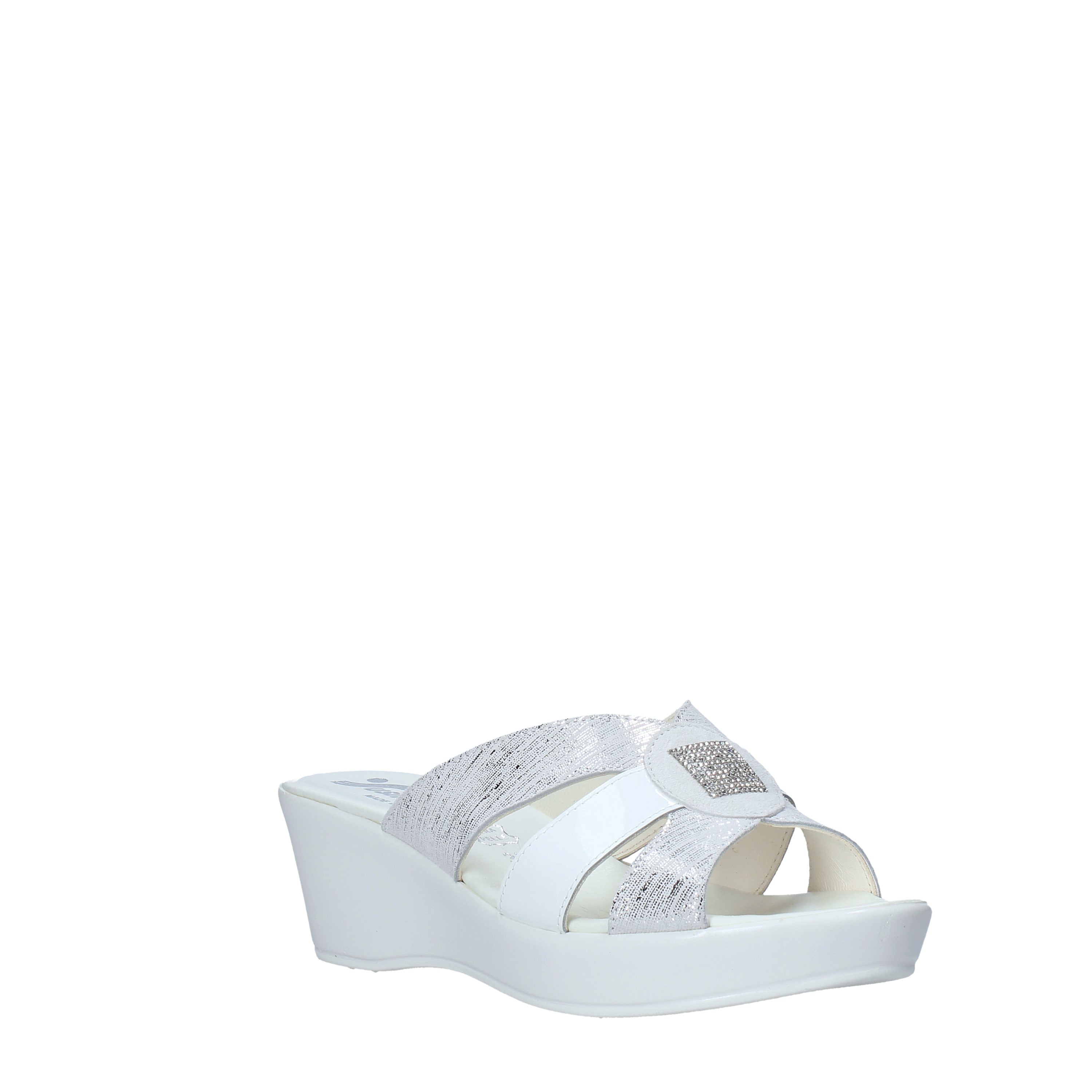Sandali zeppa Bianco Susimoda