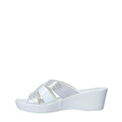 Sandali zeppa Bianco Susimoda