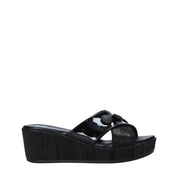 Sandali zeppa Nero Susimoda