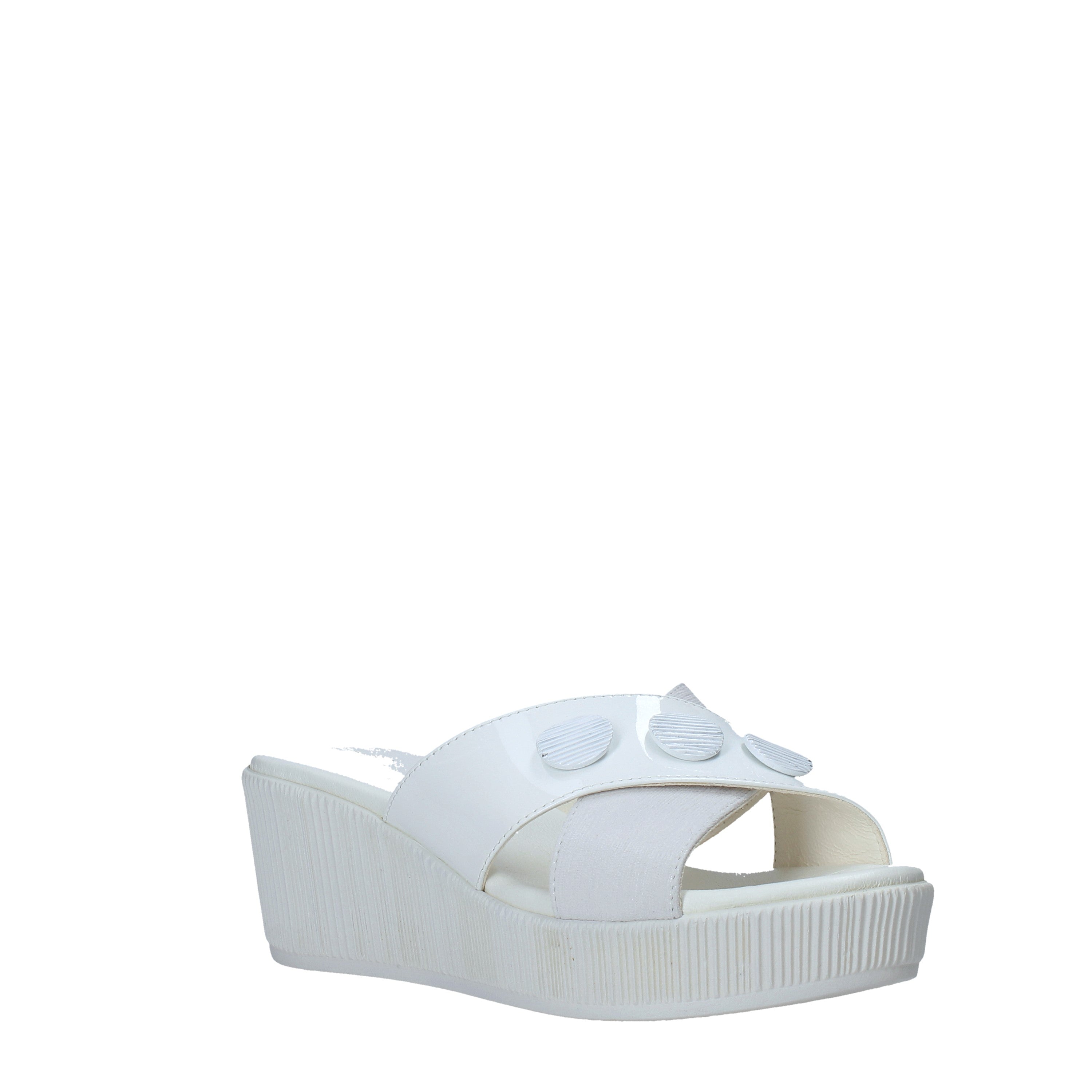Sandali zeppa Bianco Susimoda