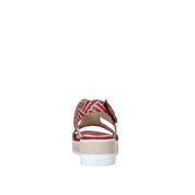 Sandali con strappi Rosso Valleverde
