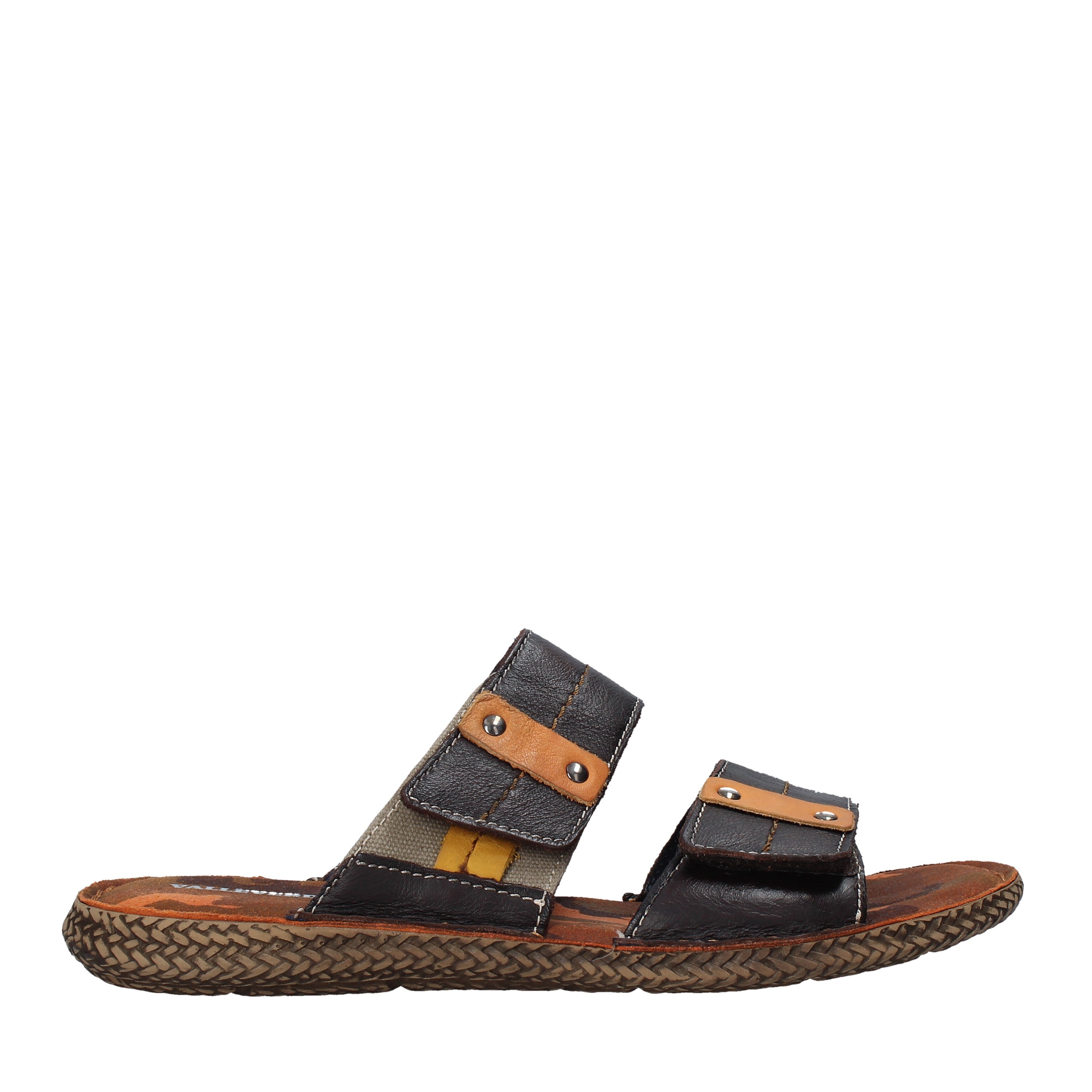 Sandali con strappi Marrone Valleverde