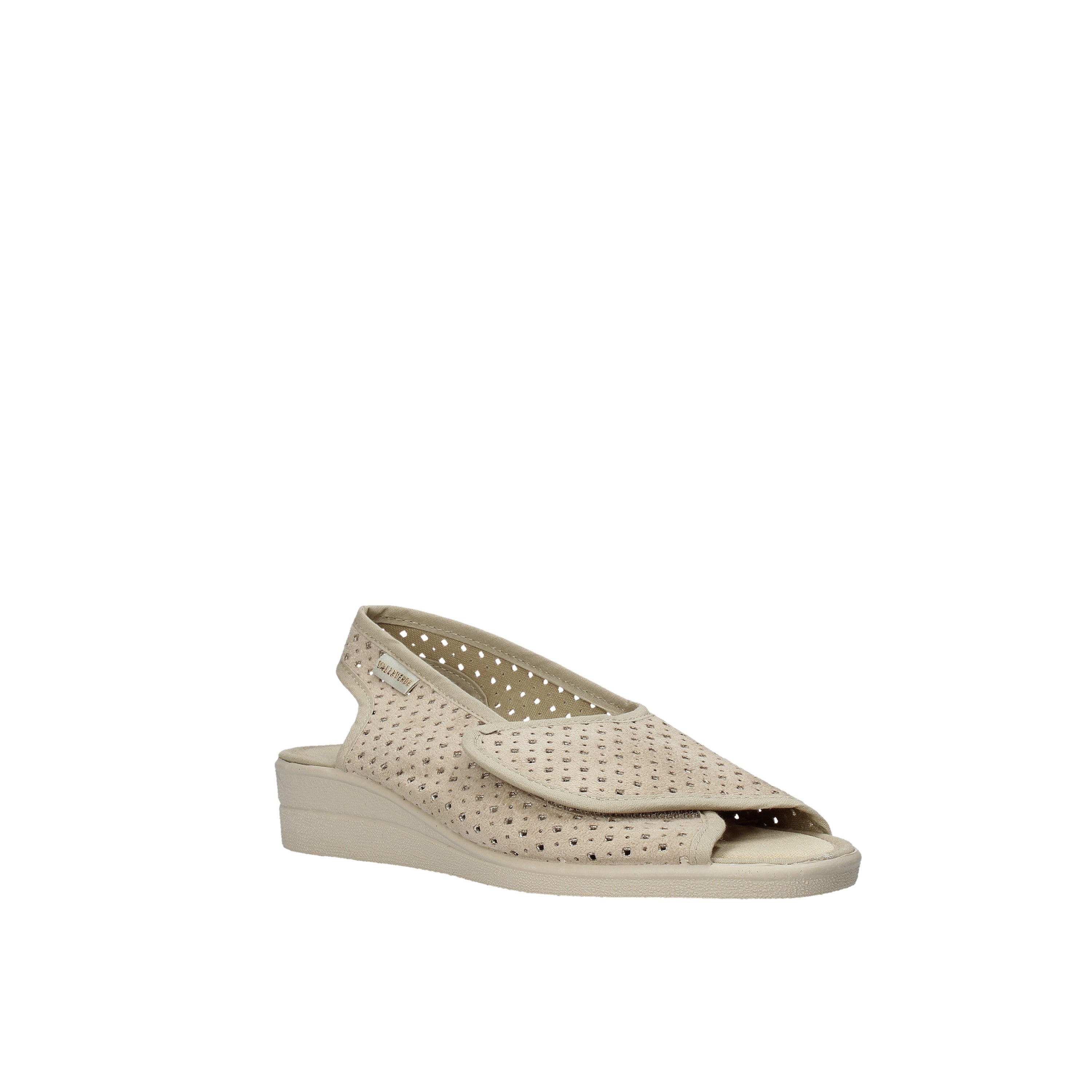 Sandali con strappi Beige Valleverde