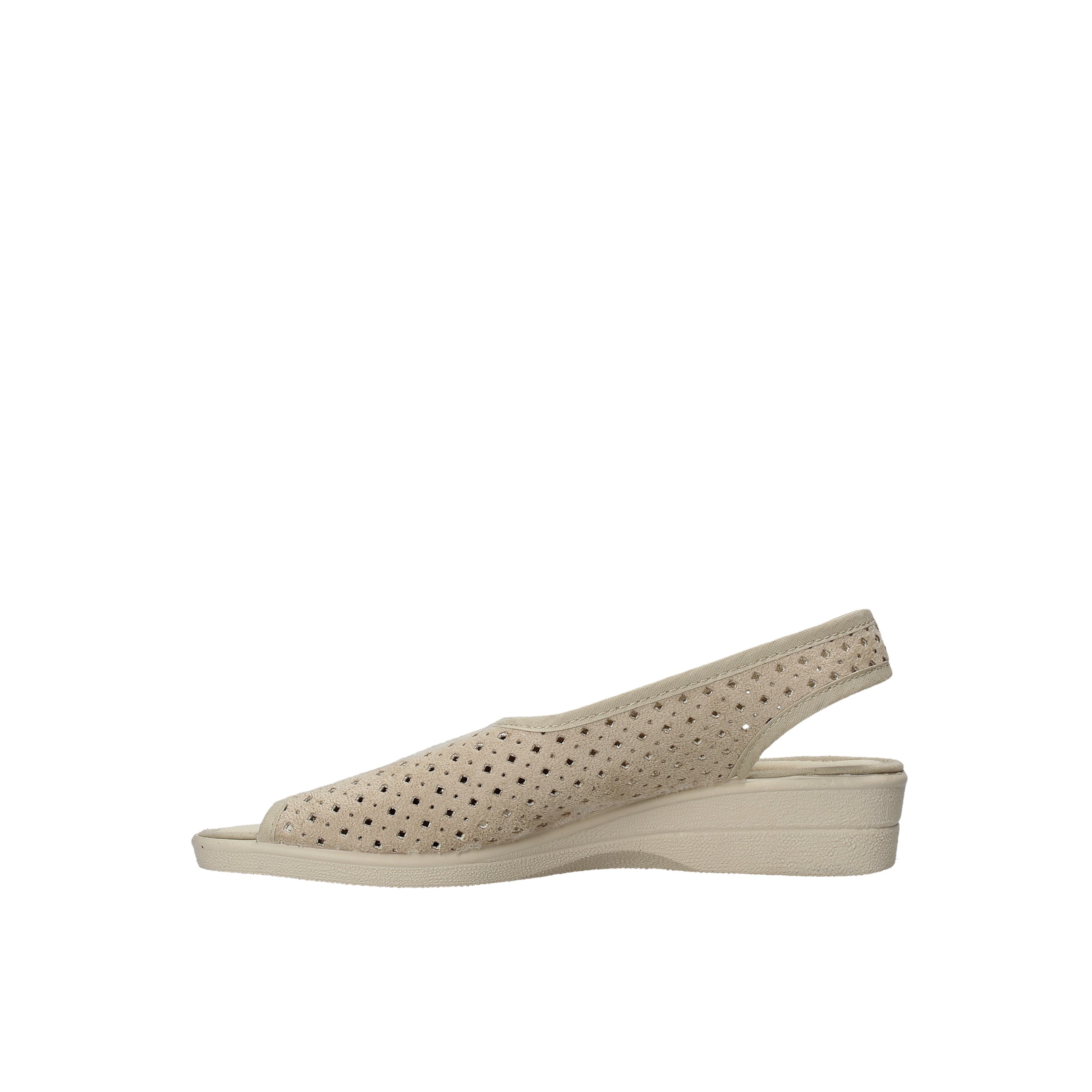 Sandali con strappi Beige Valleverde