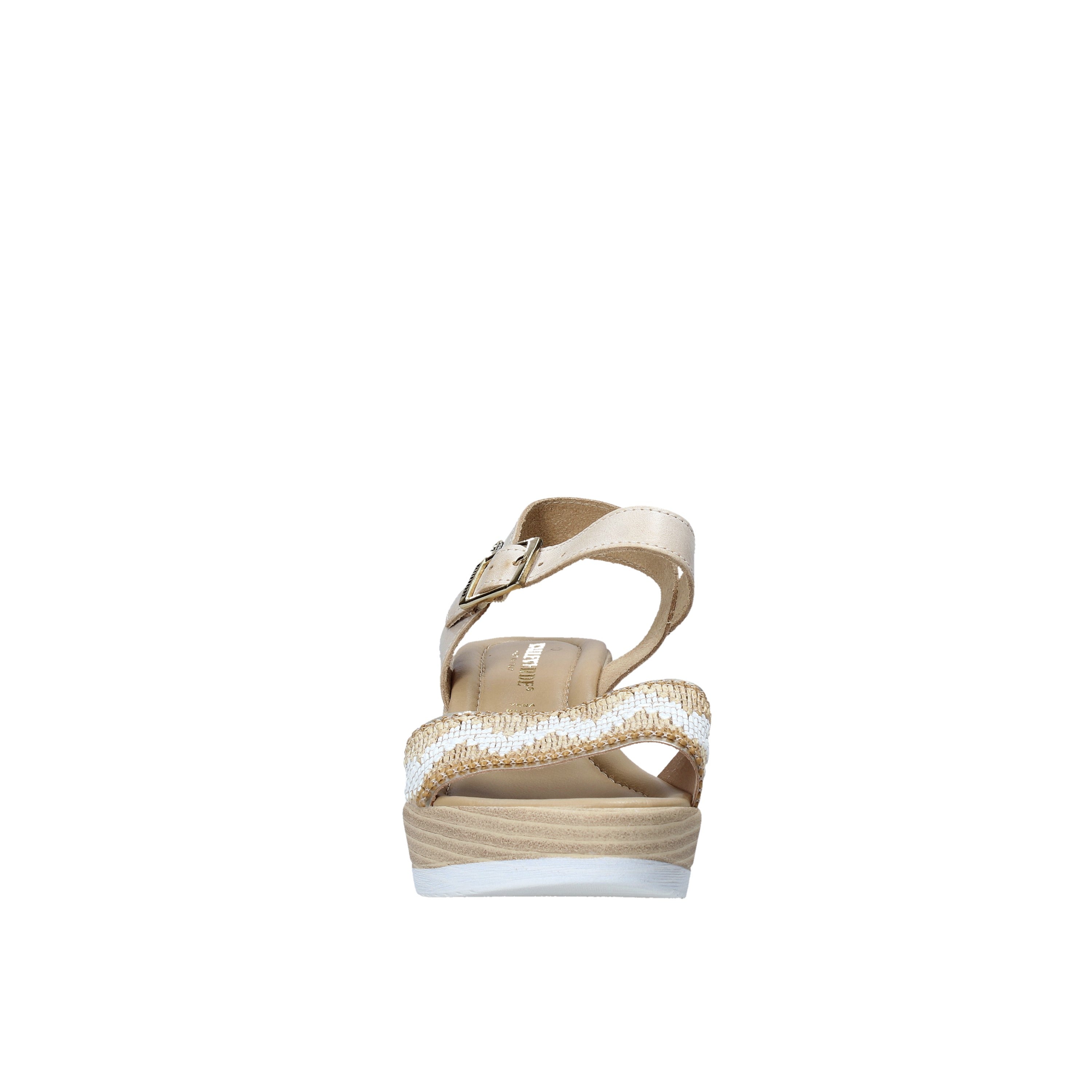 Sandali zeppa Beige Valleverde