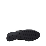 Sandali zeppa Nero Valleverde