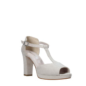 Sandali tacco Grigio Valleverde