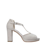 Sandali tacco Grigio Valleverde