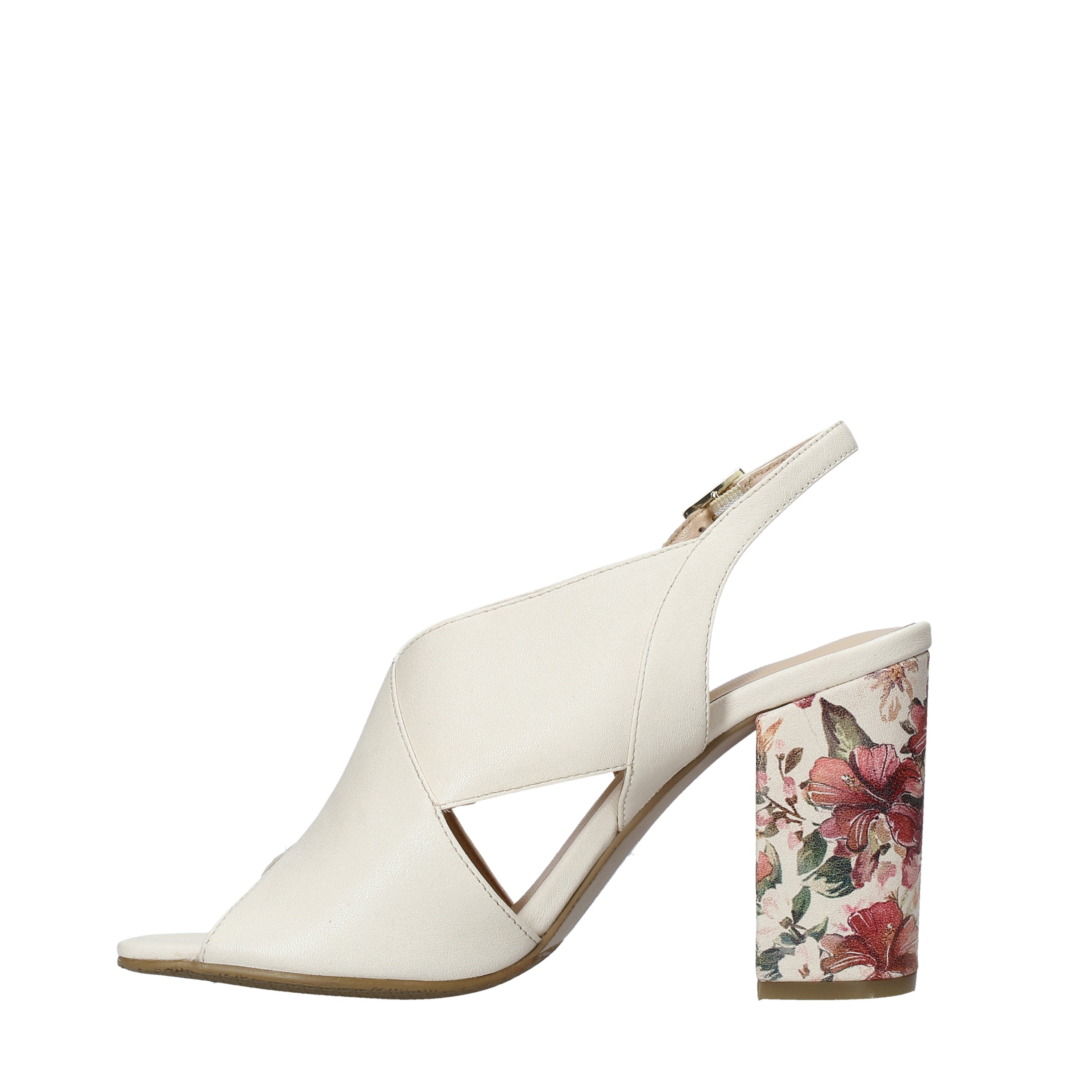Sandali tacco Beige Valleverde