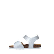 Sandali con strappi Argentato Bionatura Kids