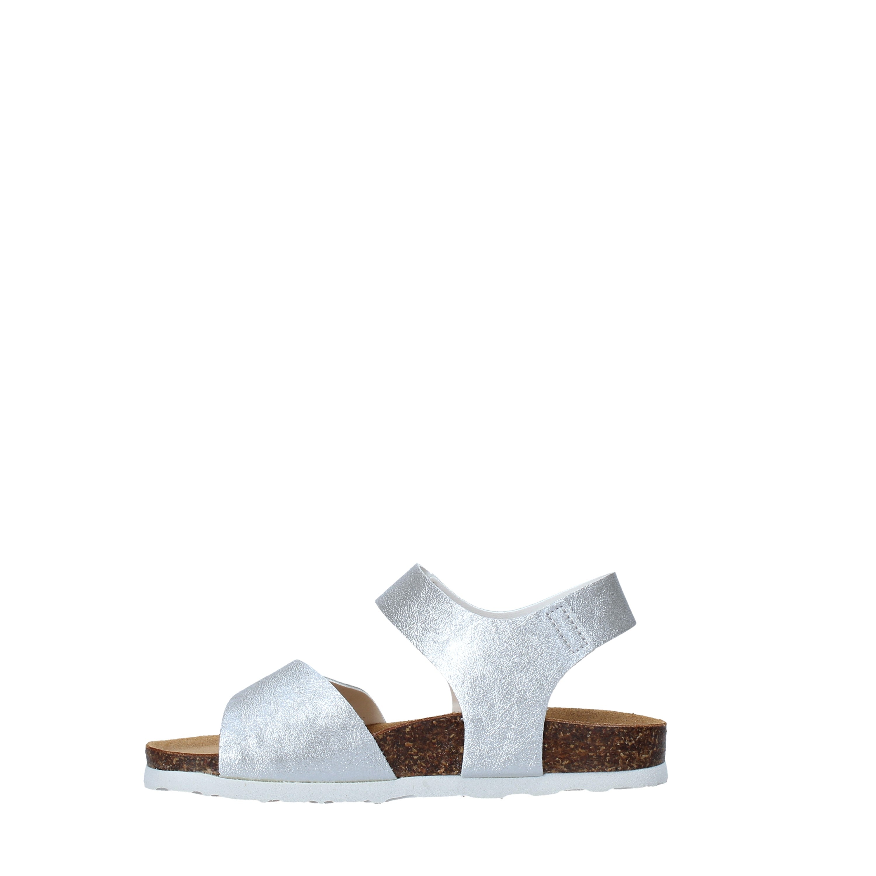 Sandali con strappi Argentato Bionatura Kids