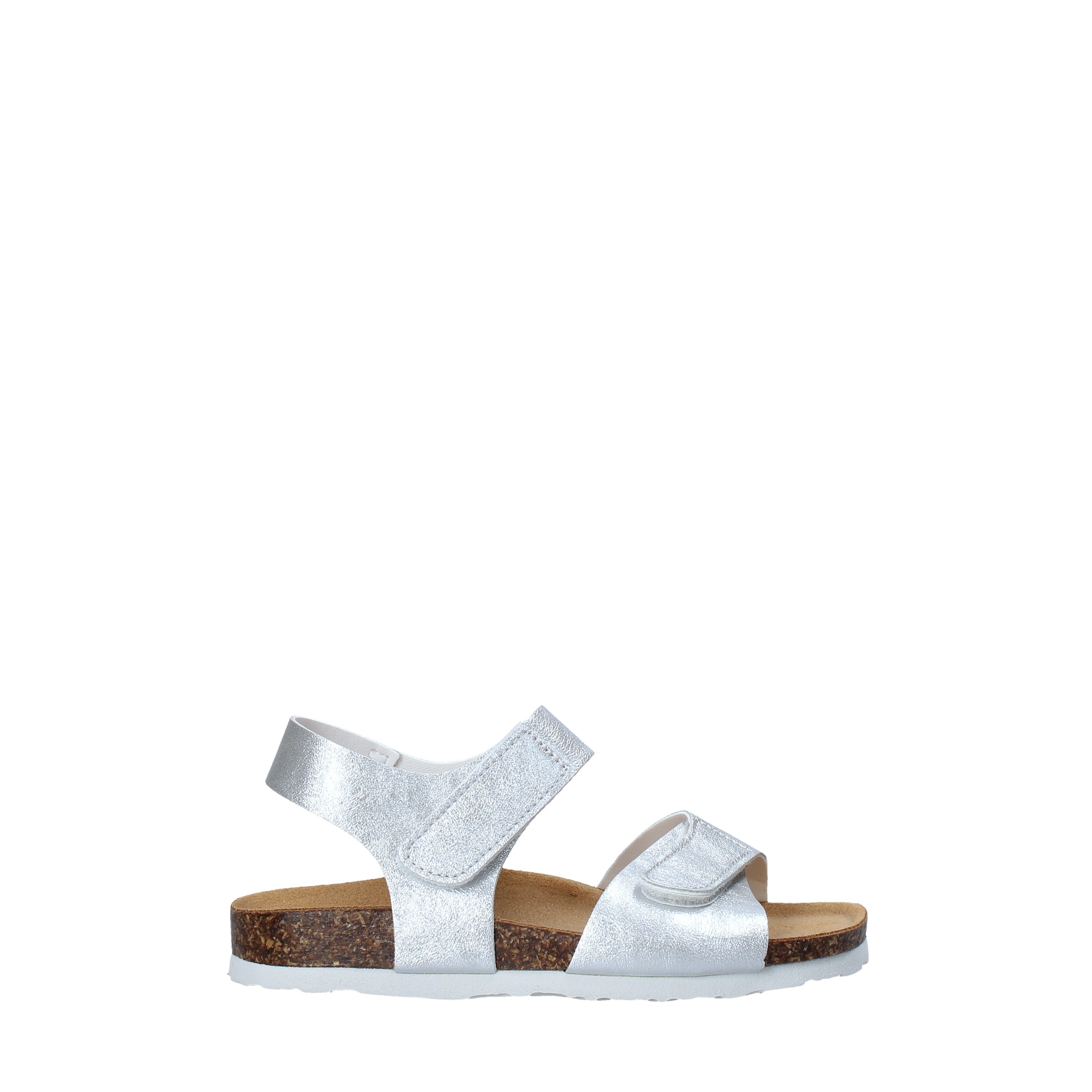 Sandali con strappi Argentato Bionatura Kids
