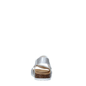 Sandali con strappi Argentato Bionatura Kids