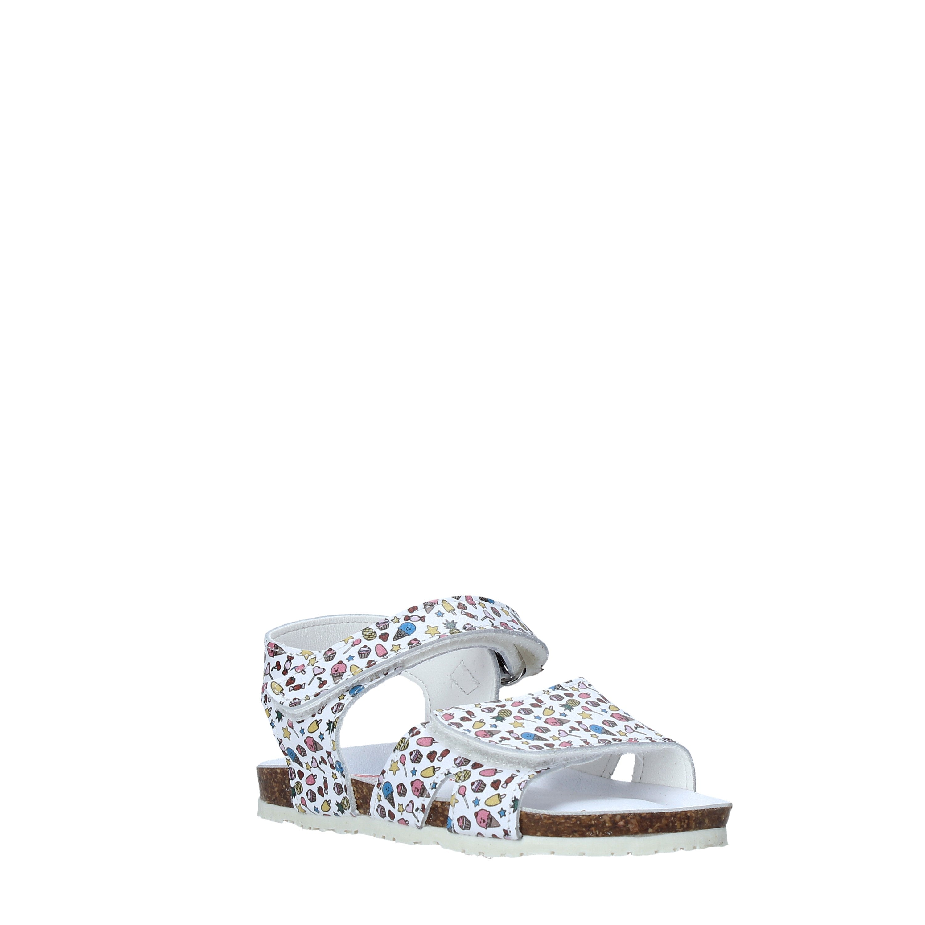 Sandali con strappi Bianco Bionatura Kids