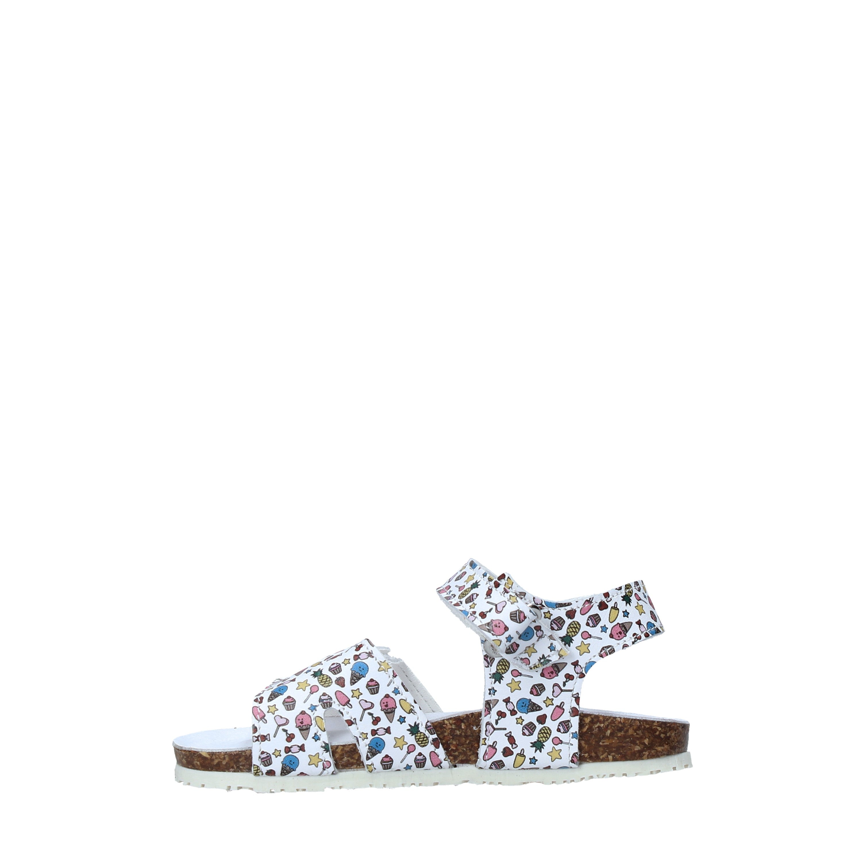 Sandali con strappi Bianco Bionatura Kids