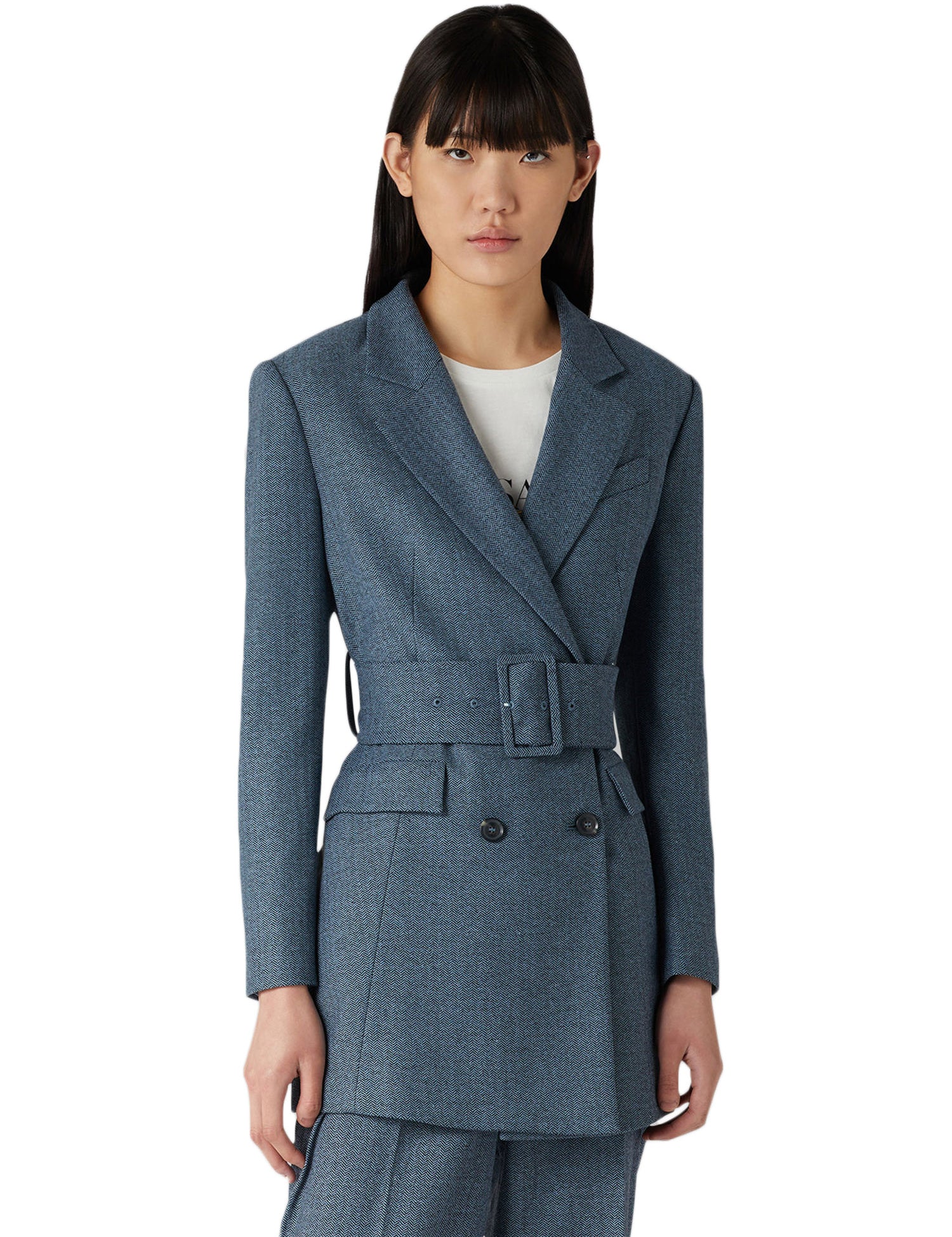 Blazer Blu Trussardi Jeans