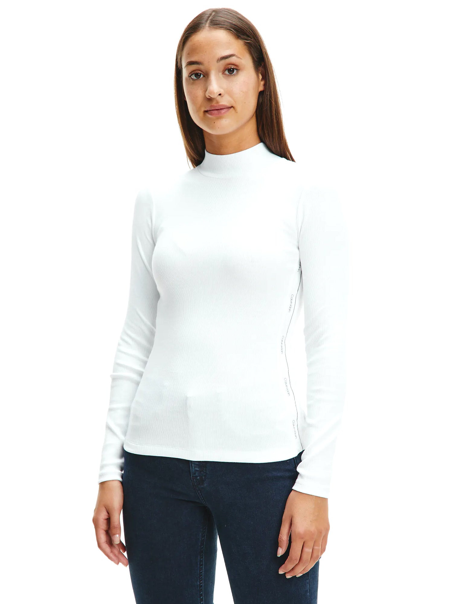 Maglie a collo alto Bianco Calvin Klein