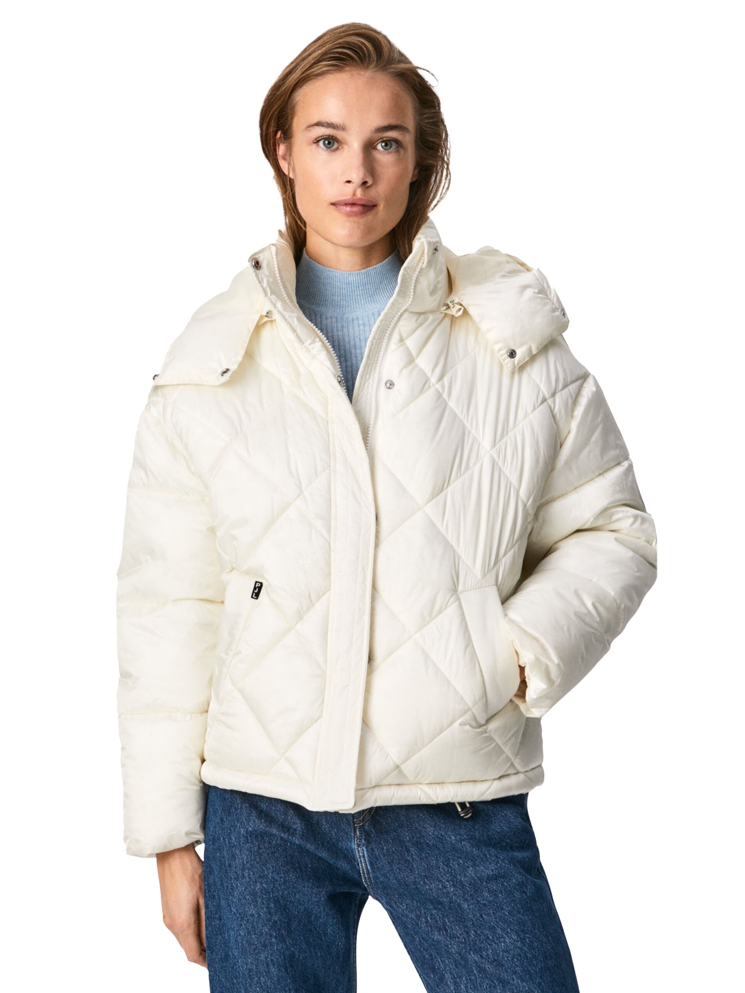 Piumini Beige Pepe Jeans