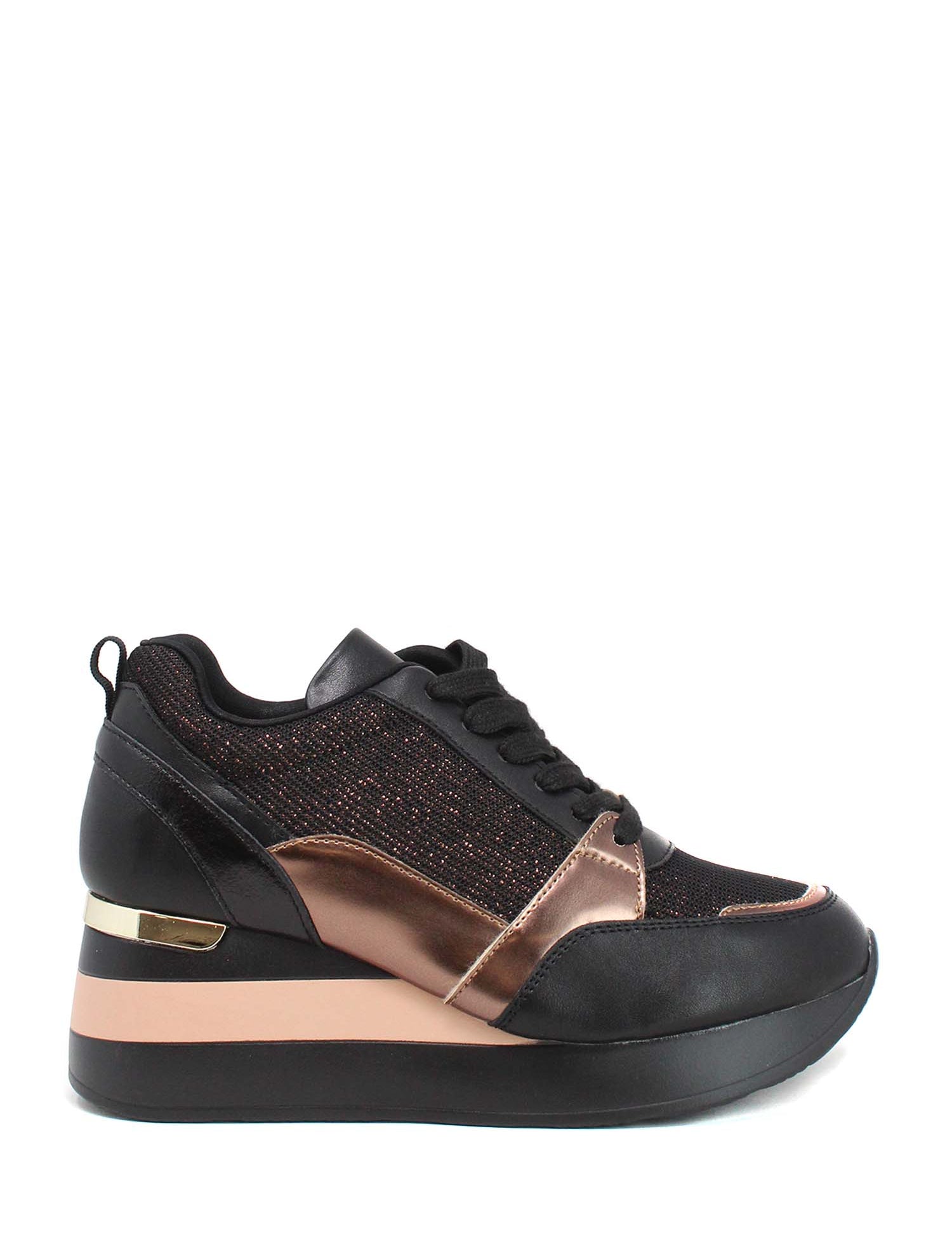 Sneakers Nero Gold&gold