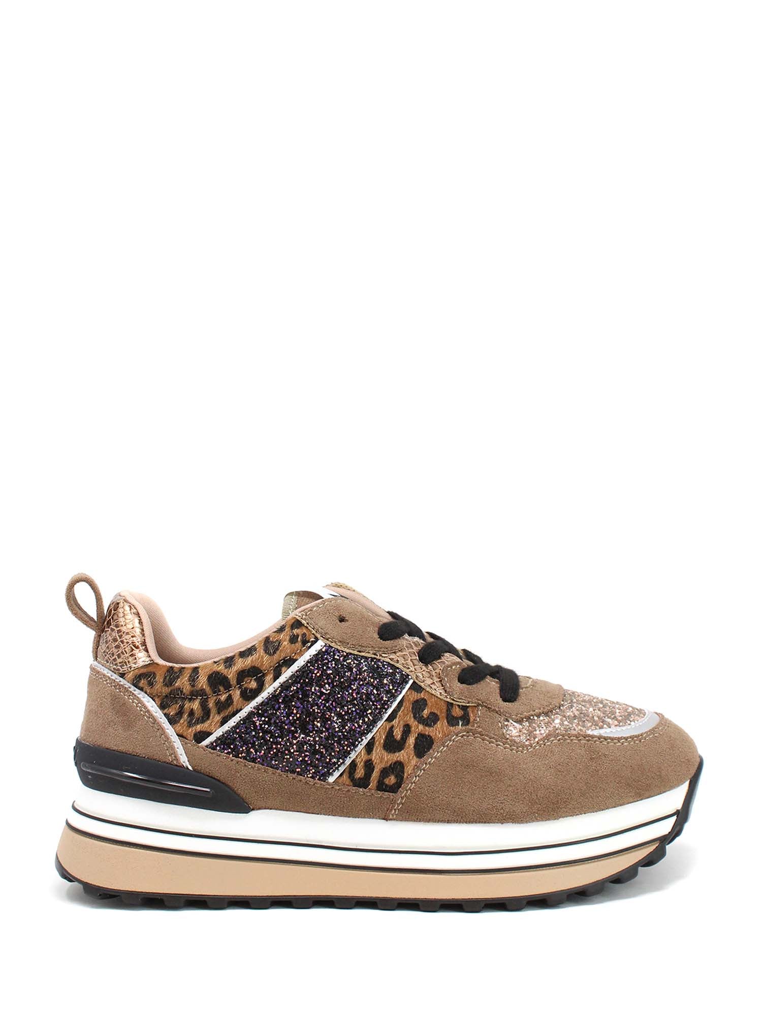 Sneakers Marrone Gold&gold