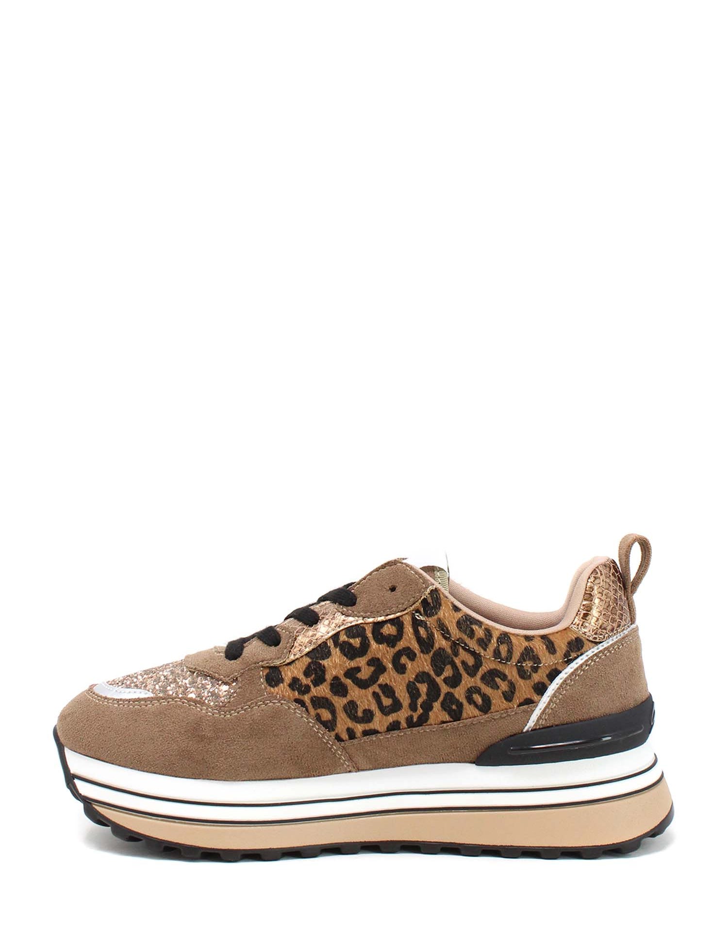 Sneakers Marrone Gold&gold