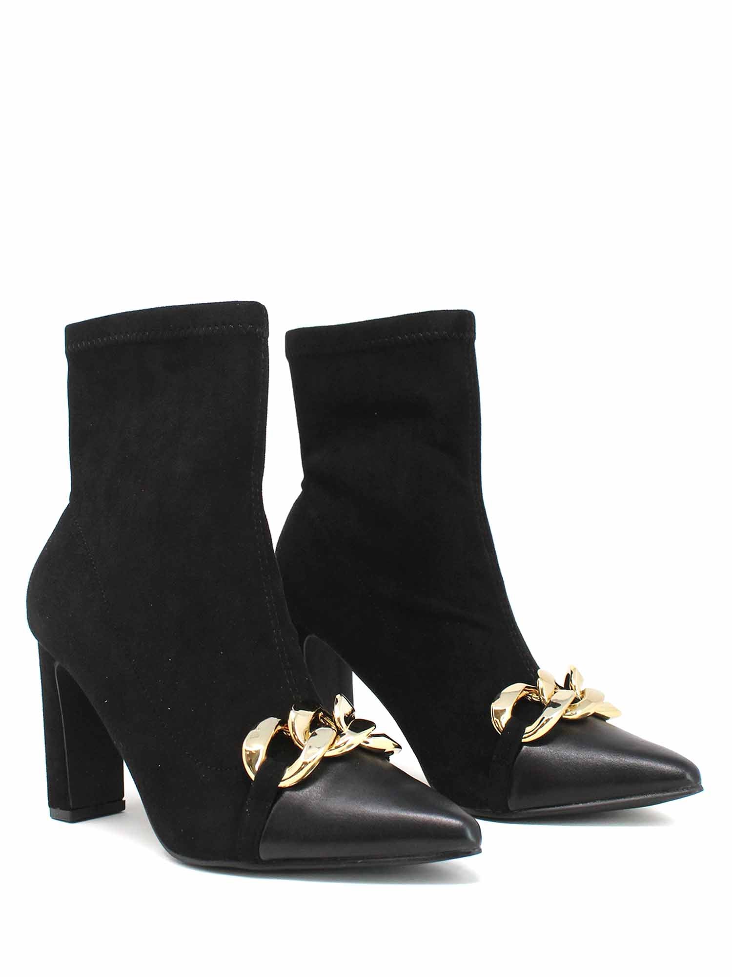 Stivaletti Nero Gold&gold