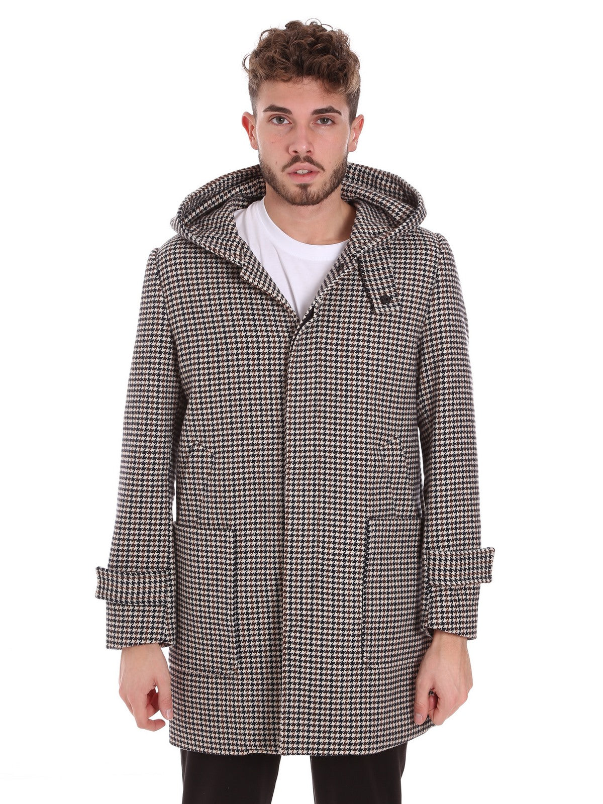 Cappotti Marrone Antony Morato
