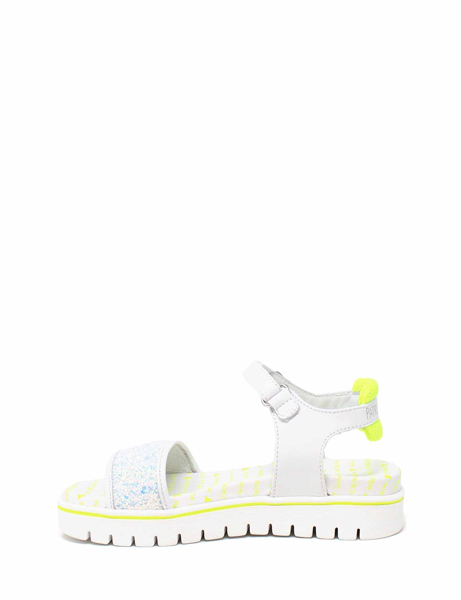 Sandali con strappi Bianco Giallo Patrizia Pepe