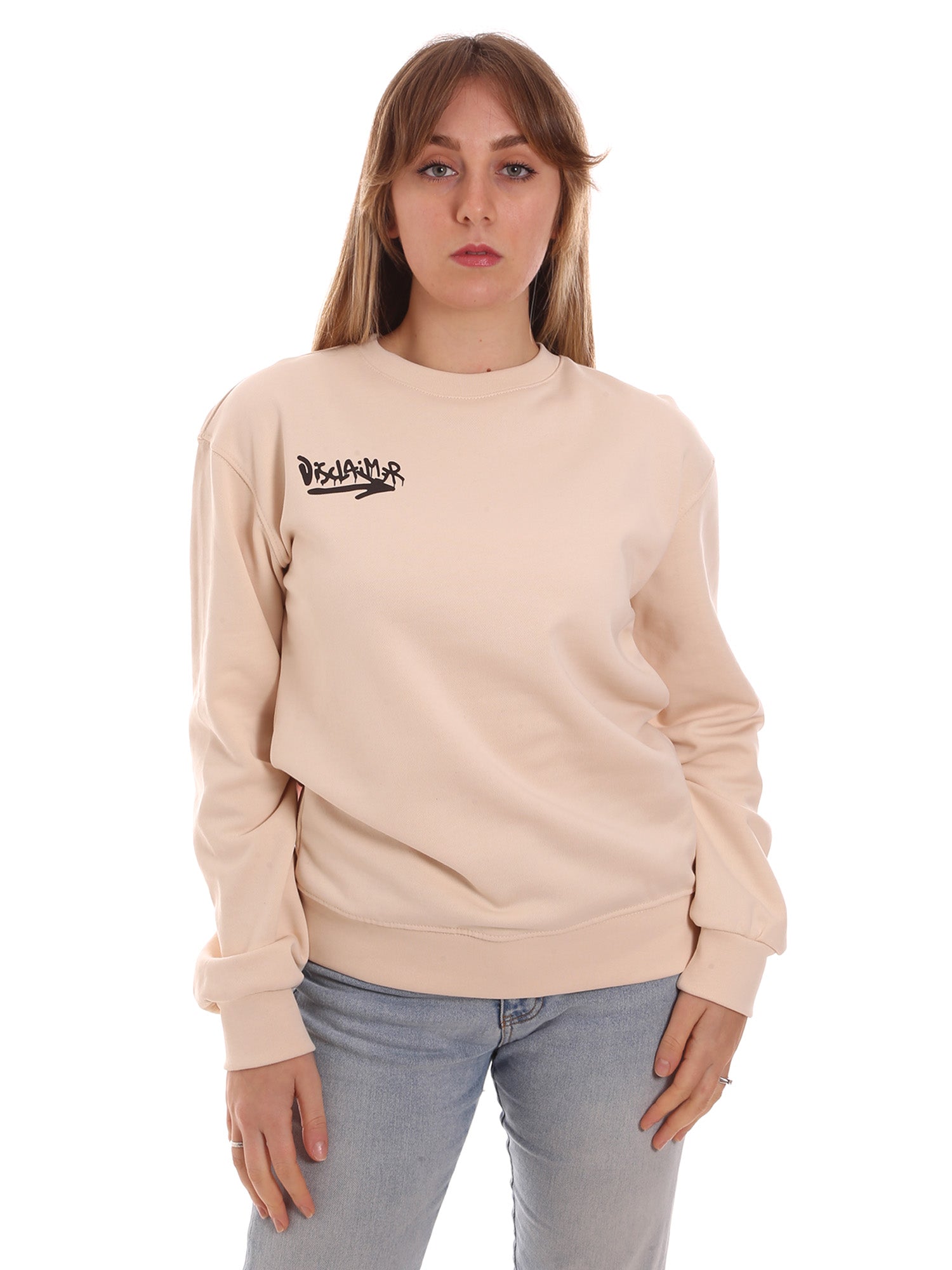 Felpe Beige Disclaimer