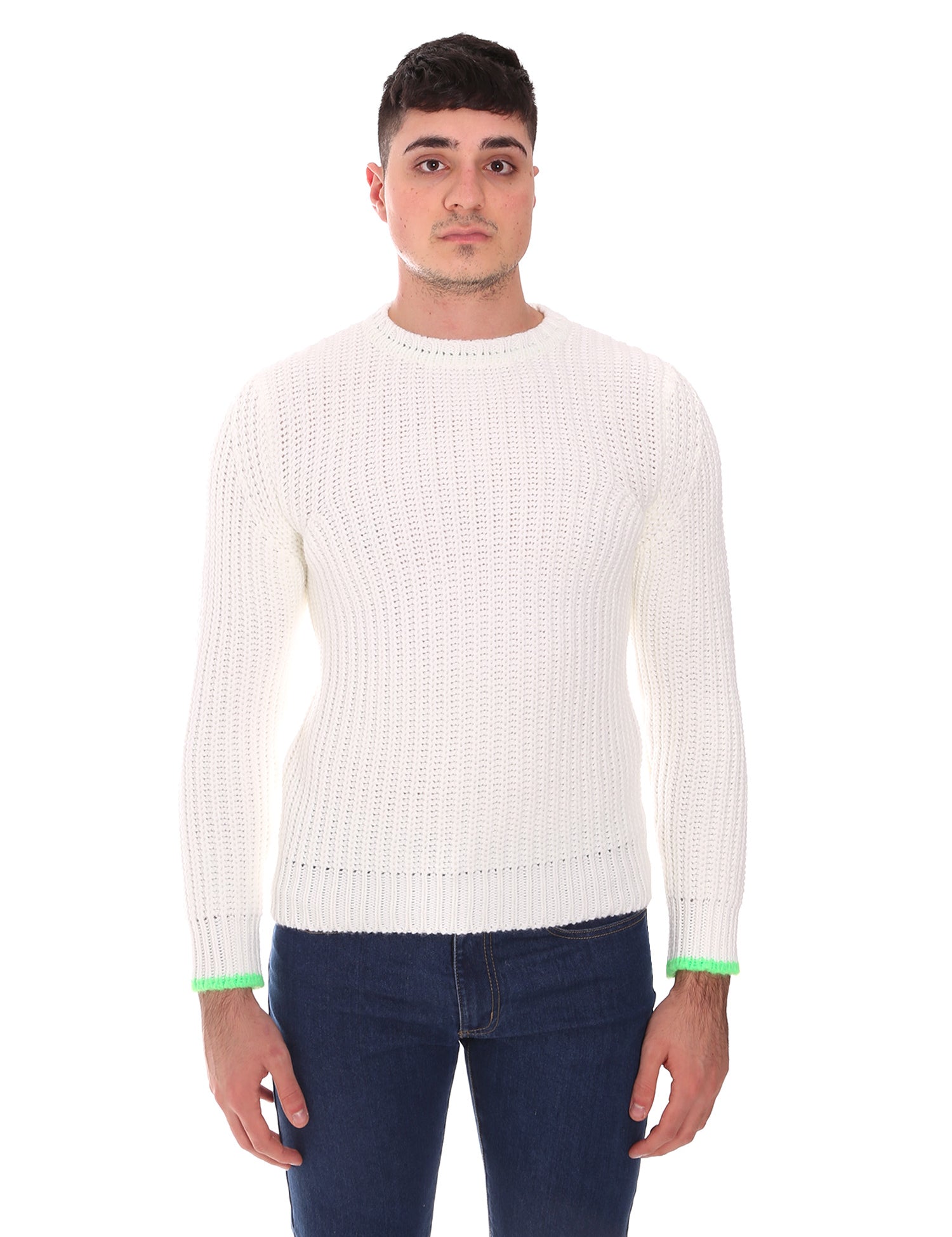 Maglioni Bianco Gabardine