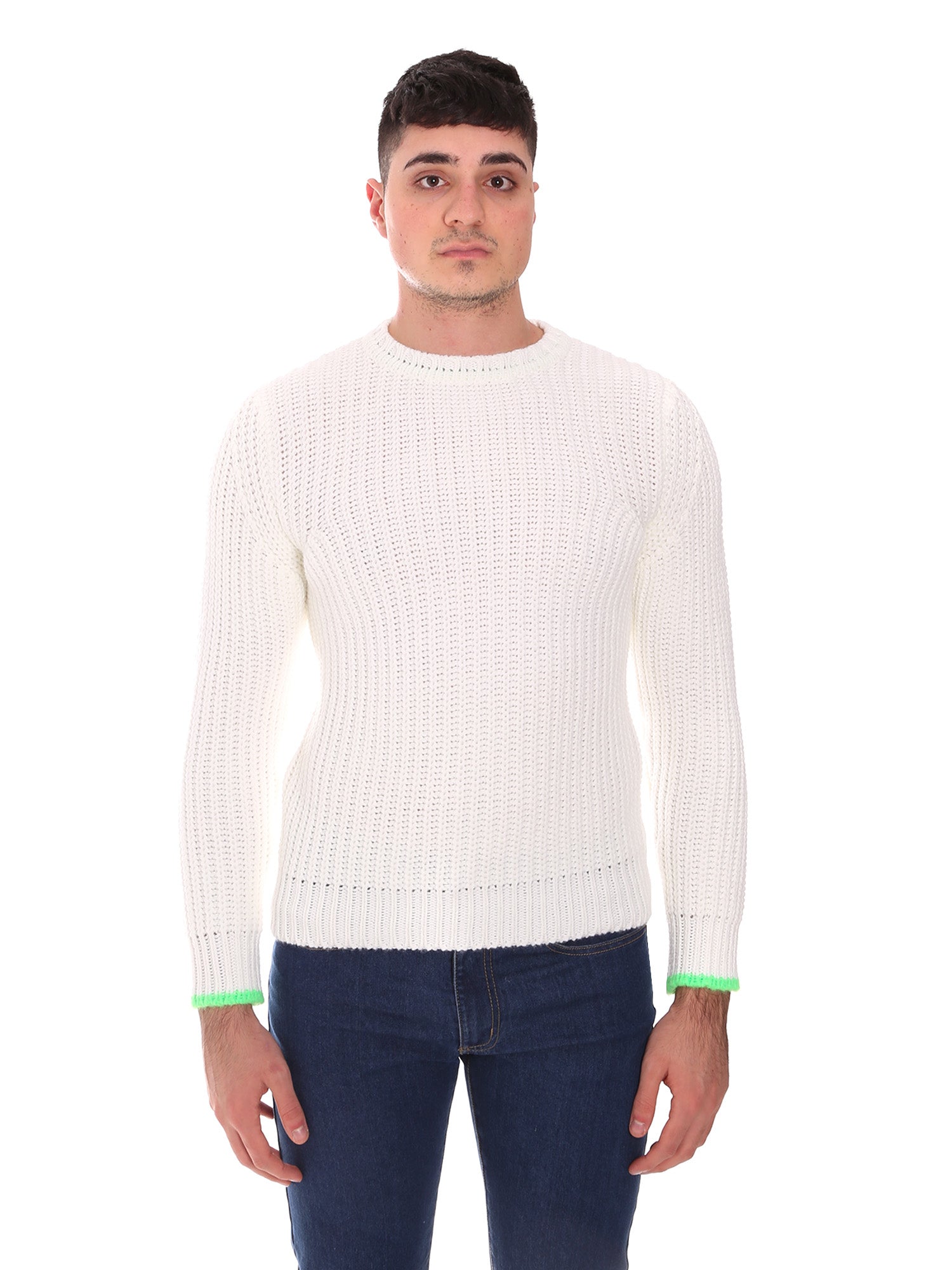 Maglioni Bianco Gabardine