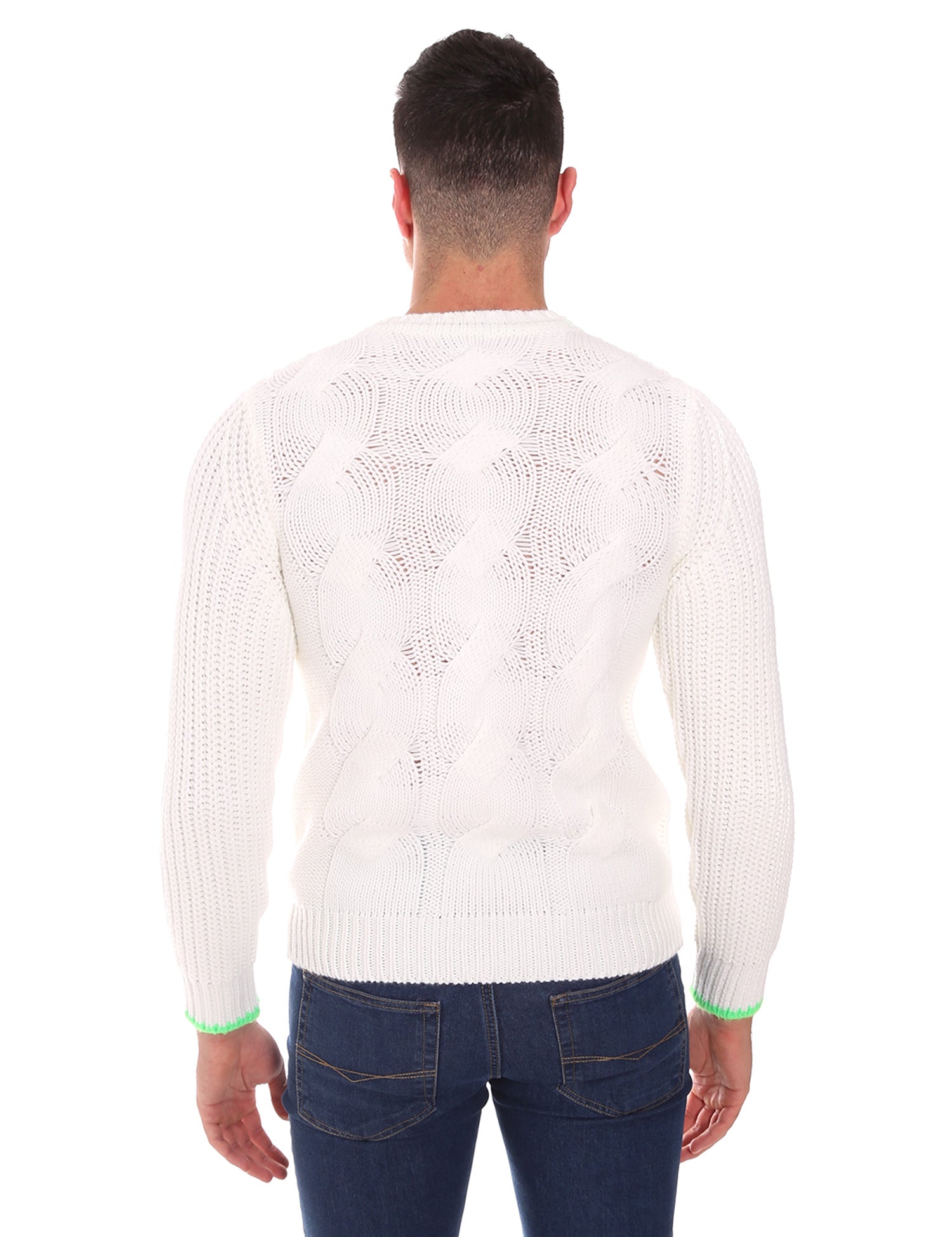 Maglioni Bianco Gabardine