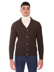 Cardigan Verde Gabardine