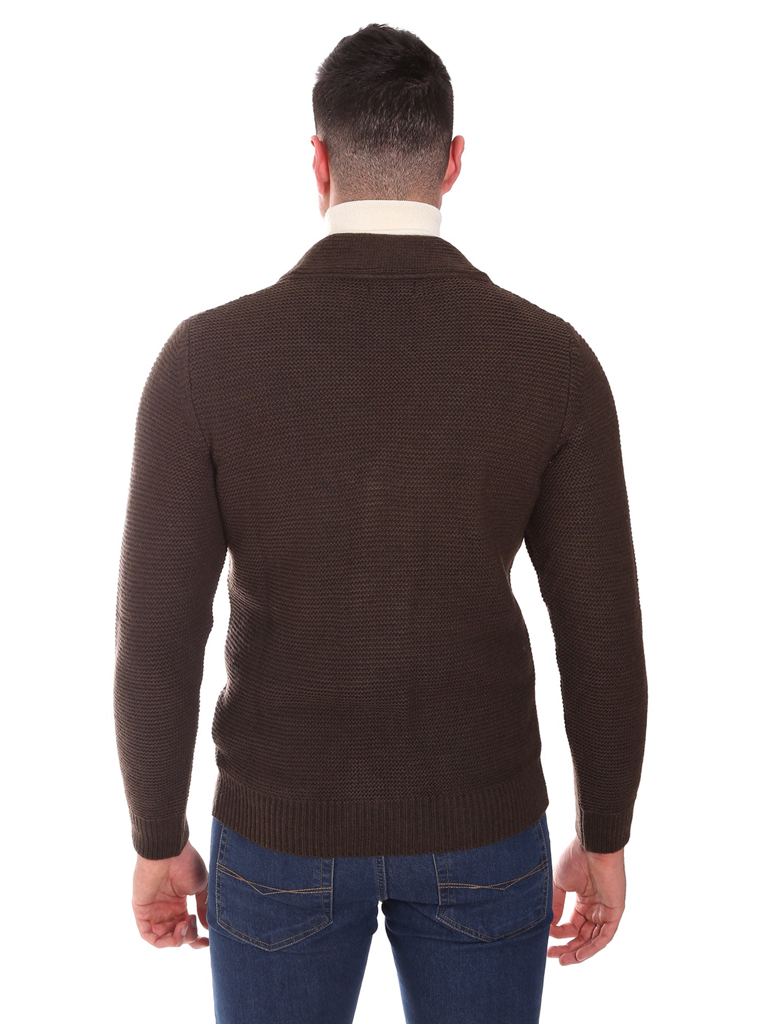 Cardigan Verde Gabardine